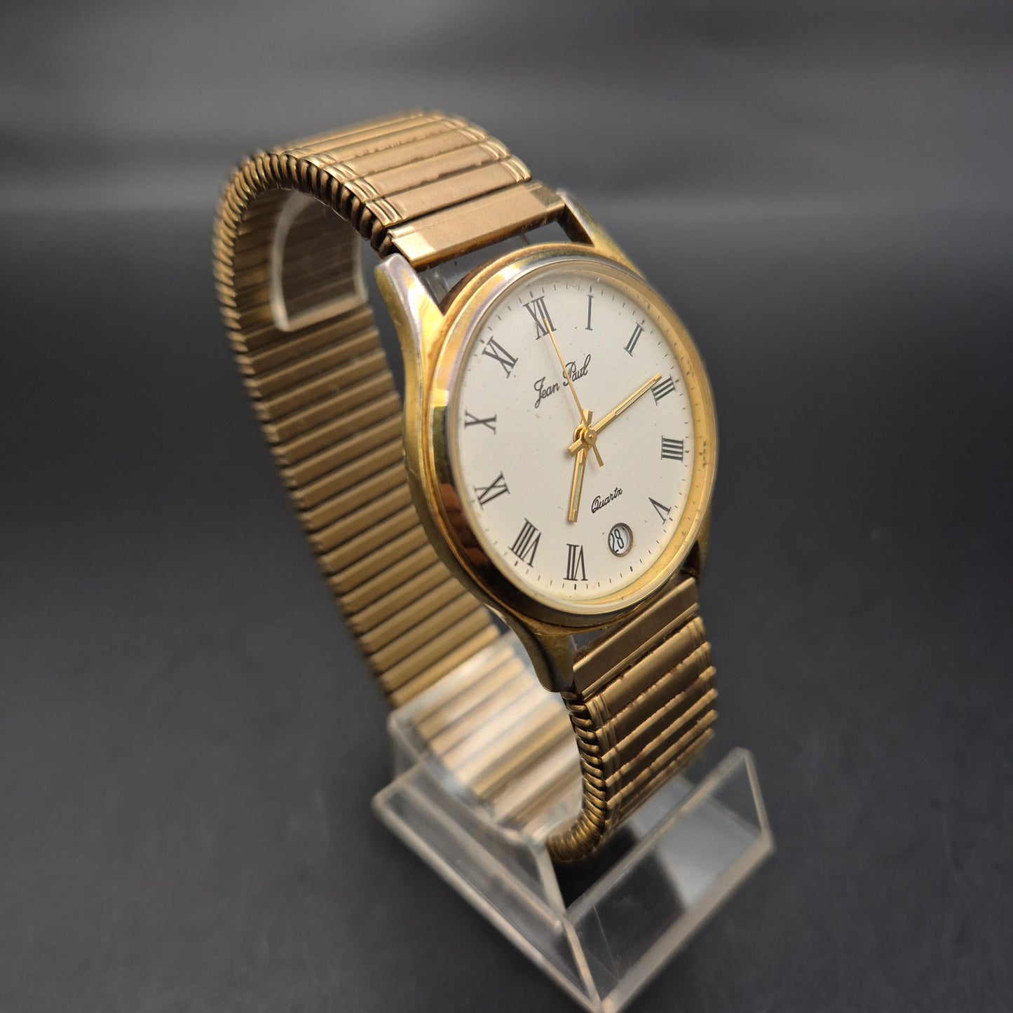 Jean Paul Herren Uhr – Klassischer Look mit römischen Ziffern & Datum