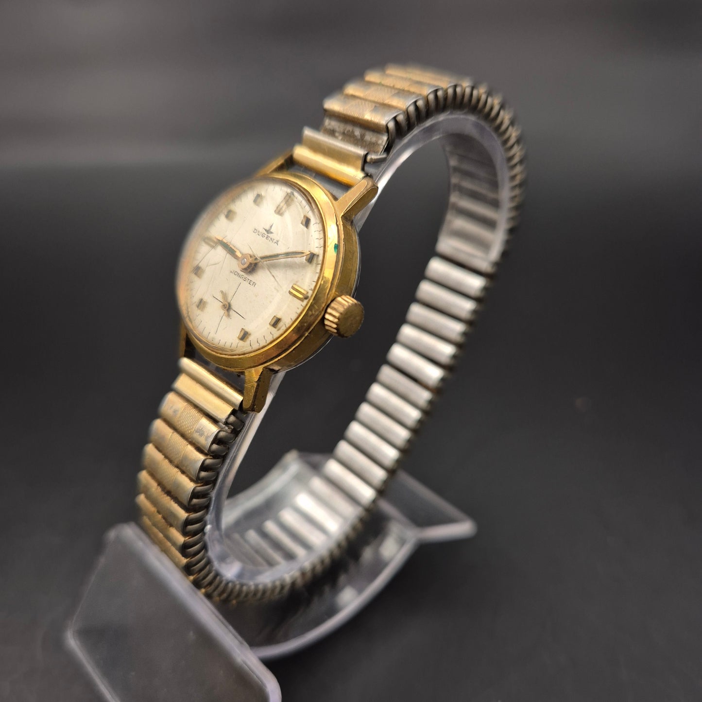 Dugena Damen Uhr – Vintage Handaufzug im klassischen Design