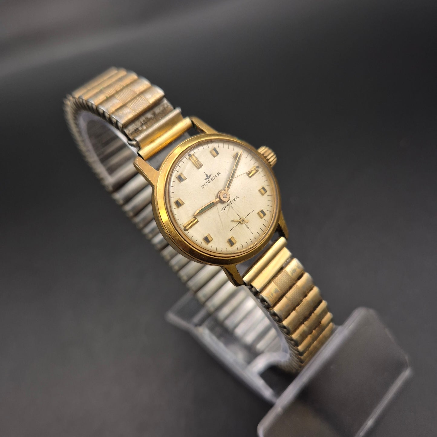 Dugena Damen Uhr – Vintage Handaufzug im klassischen Design