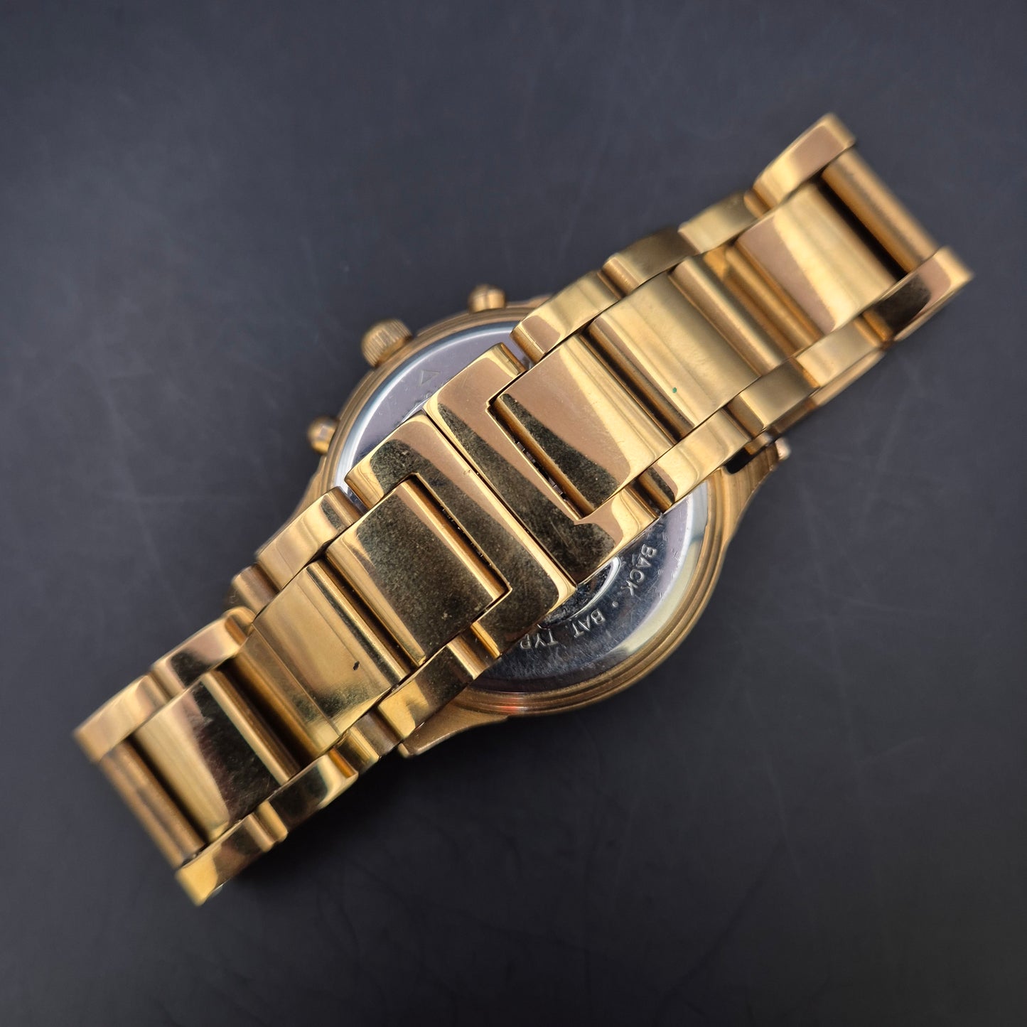 Royal Herren Uhr – Chronograph mit Mondphase in Goldoptik