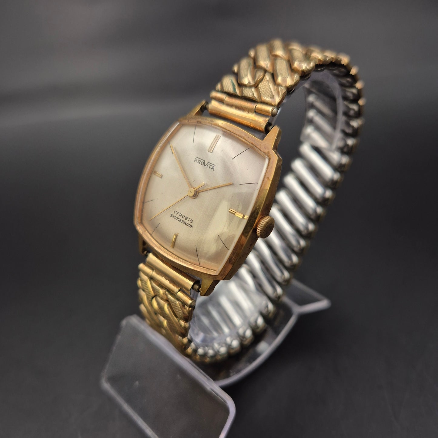 Provita Herren Uhr – Vintage Handaufzug (Defekt)