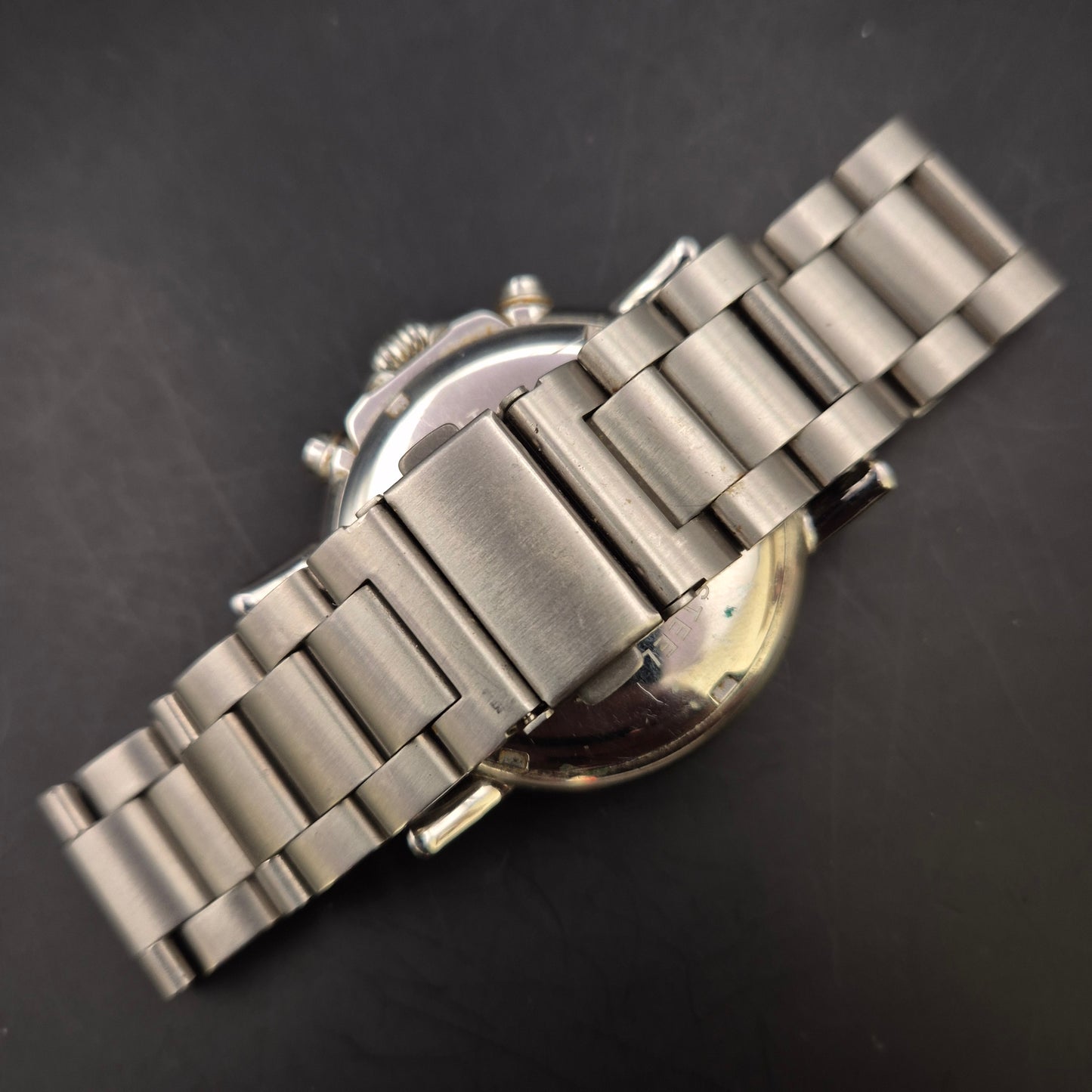 Herren Uhr – Edelstahl Chronograph mit Tachymeter & Datumsanzeige