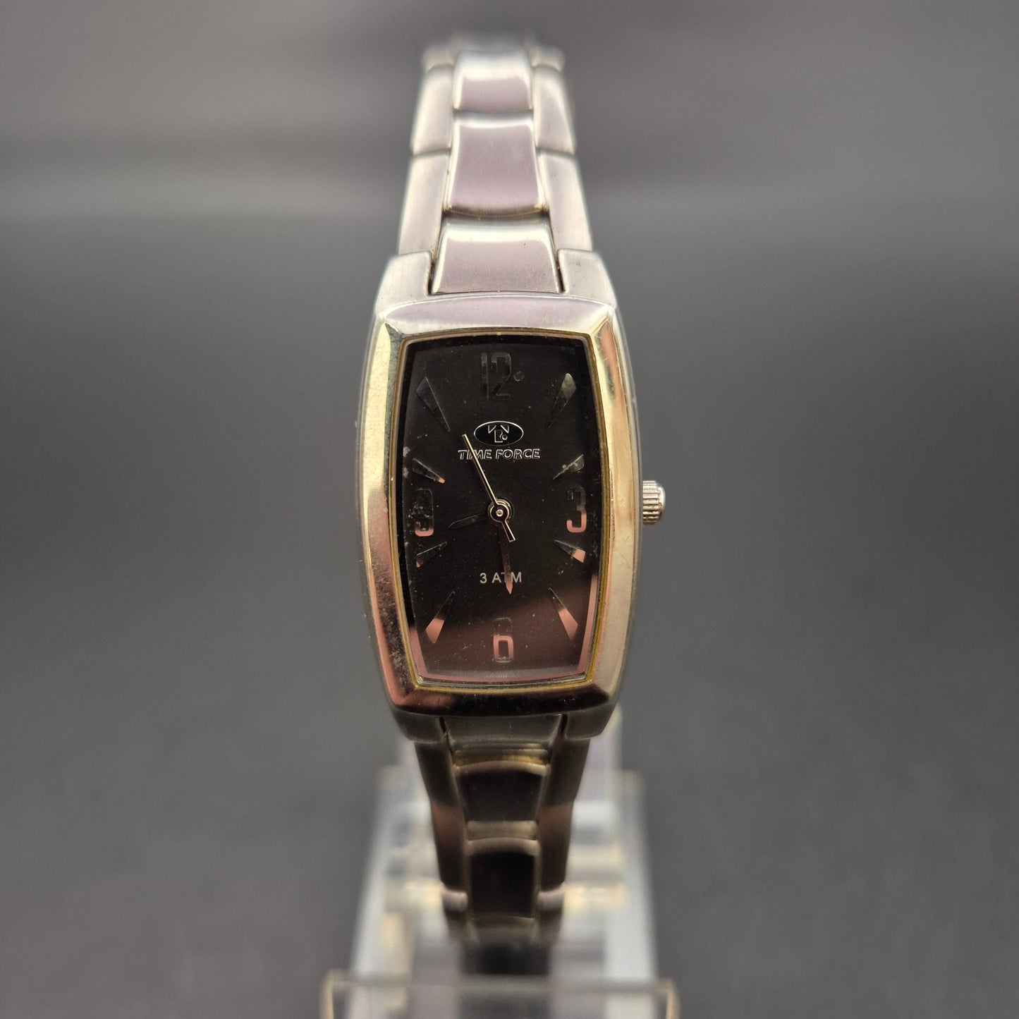 Time Force Damen Uhr – Edelstahlmodell mit rechteckigem Gehäuse