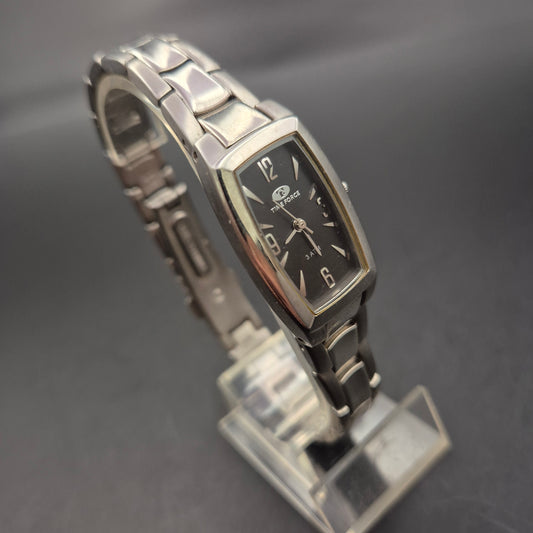 Time Force Damen Uhr – Edelstahlmodell mit rechteckigem Gehäuse