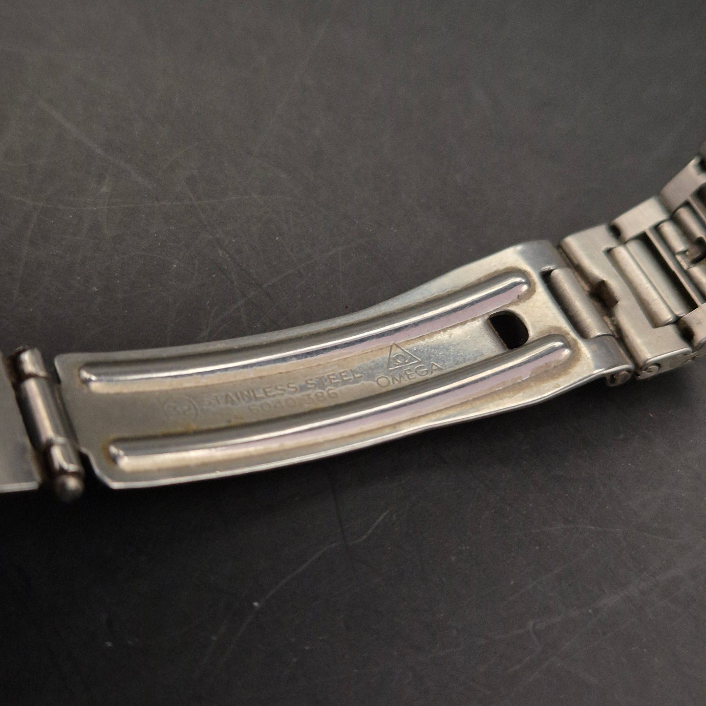 Omega DeVille Quartz – Schlichte Edelstahl-Herren Uhr, Vintage/Alltagsstück