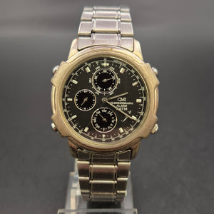 CMI Herren Uhr – Chronograph Edelstahl mit Multifunktion (defekt)