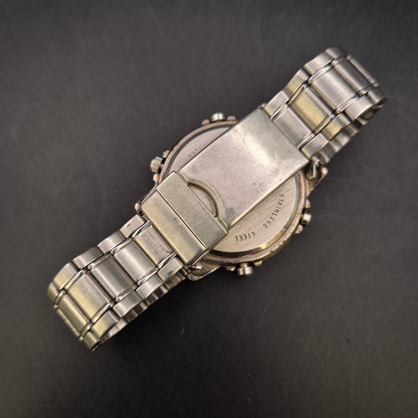 CMI Herren Uhr – Chronograph Edelstahl mit Multifunktion (defekt)