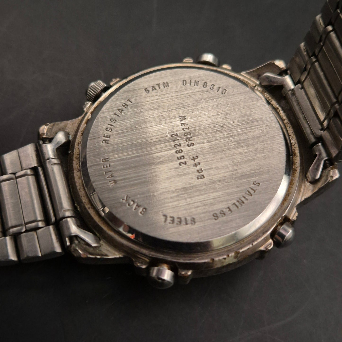 CMI Herren Uhr – Chronograph Edelstahl mit Multifunktion (defekt)