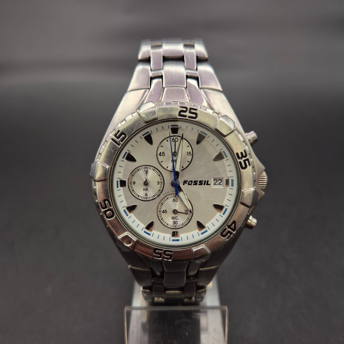 Fossil Blue Chronograph CH-2381 – Edelstahl – Herren Uhr (CH-2381)