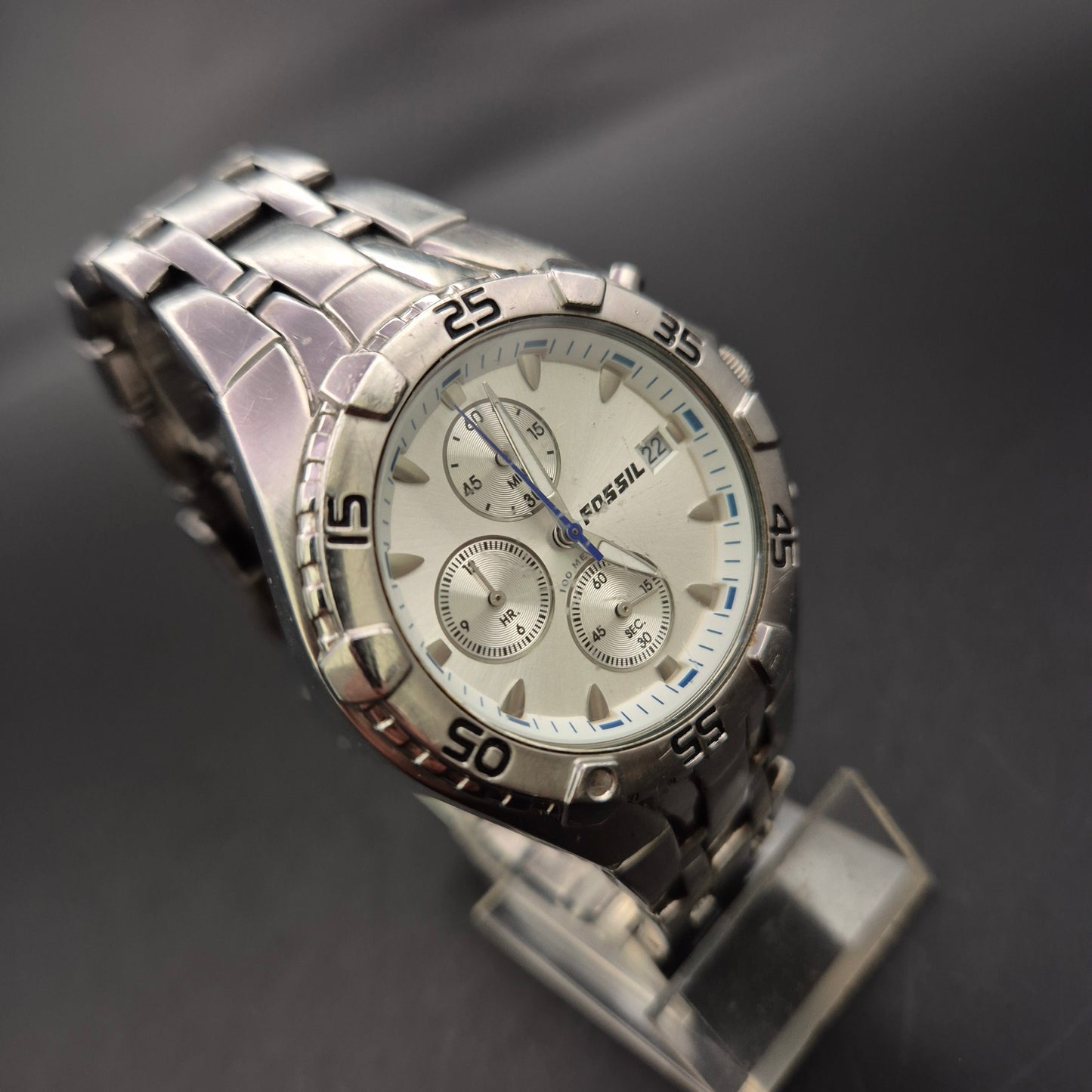 Fossil Blue Chronograph CH-2381 – Edelstahl – Herren Uhr (CH-2381)