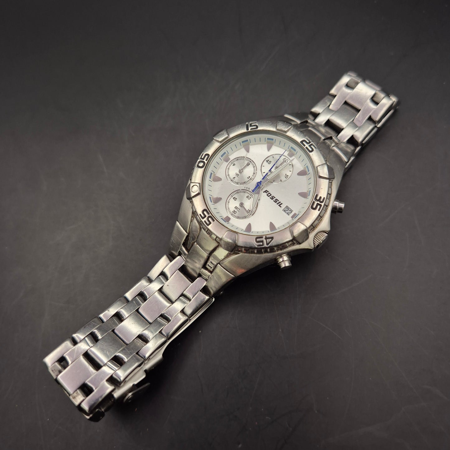 Fossil Blue Chronograph CH-2381 – Edelstahl – Herren Uhr (CH-2381)