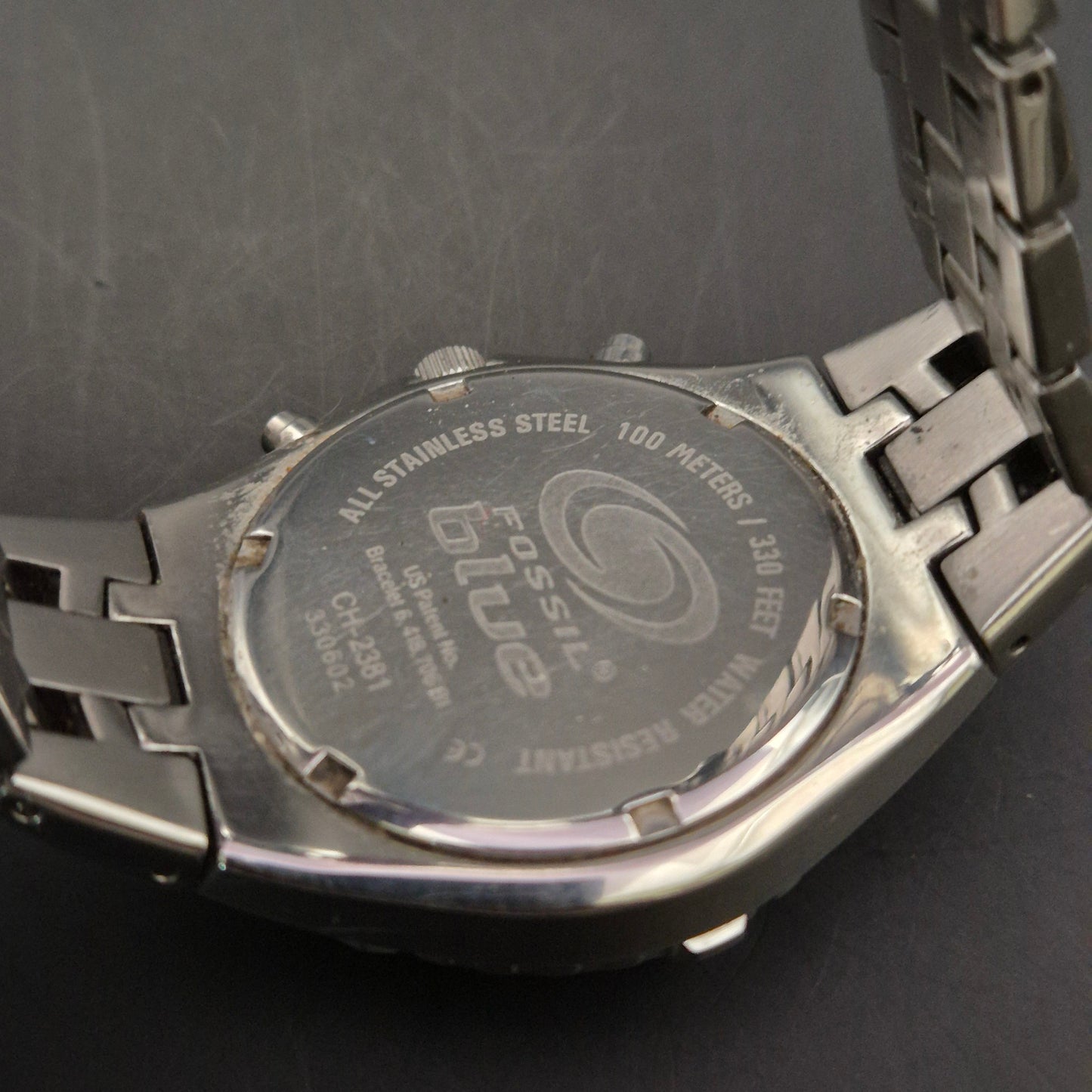 Fossil Blue Chronograph CH-2381 – Edelstahl – Herren Uhr (CH-2381)