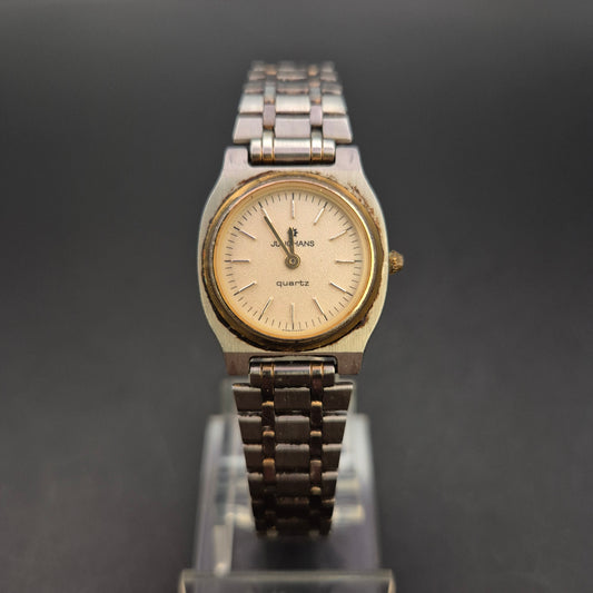 Vintage Junghans Herren Uhr – Edelstahl Quarzklassiker (defekt)