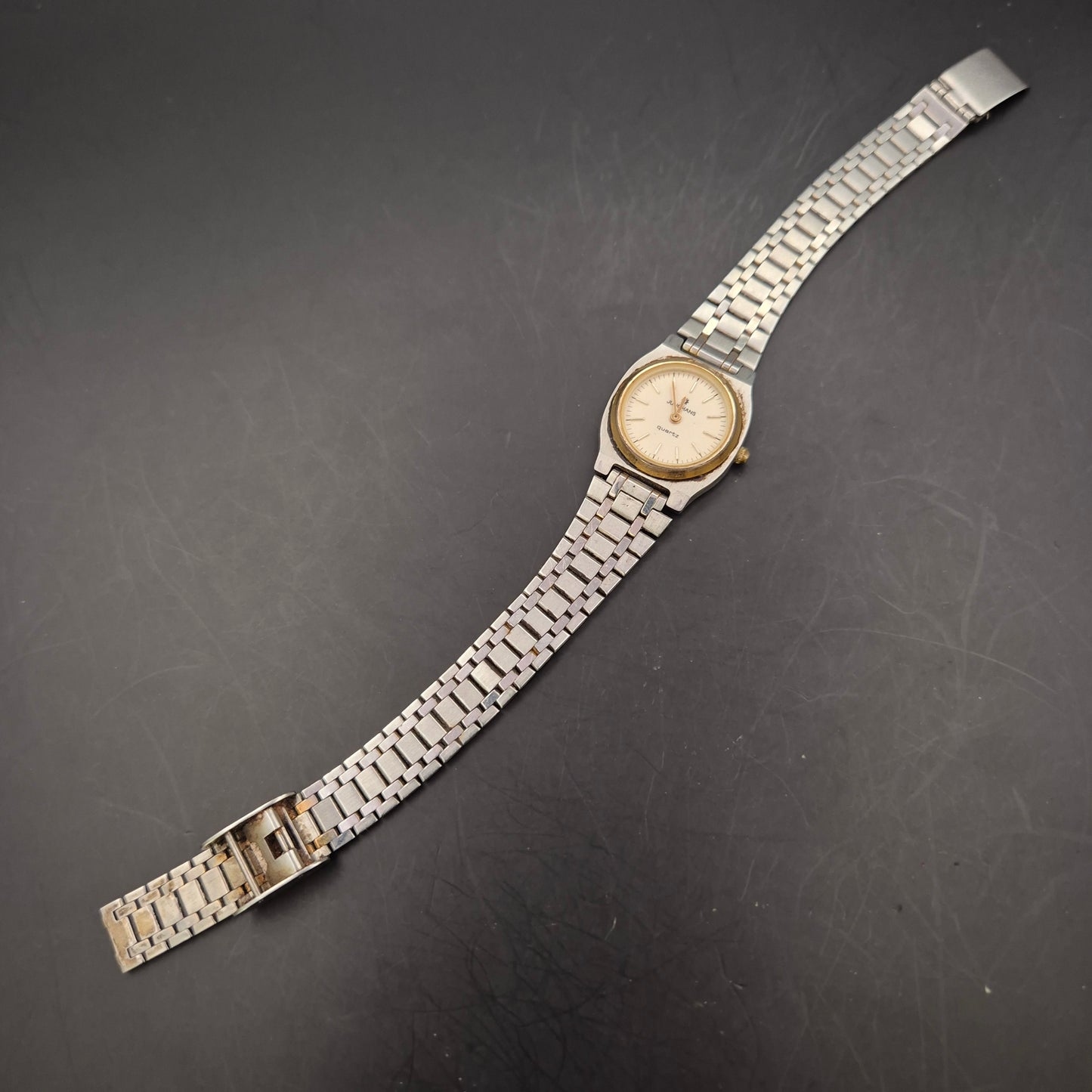 Vintage Junghans Herren Uhr – Edelstahl Quarzklassiker (defekt)