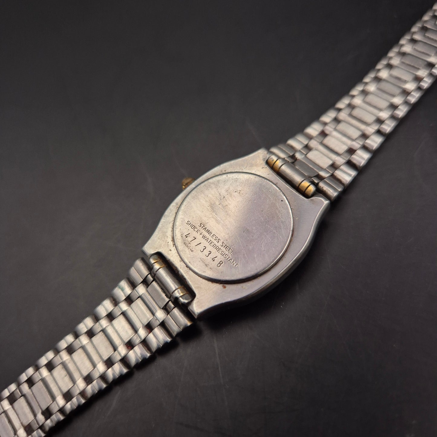 Vintage Junghans Herren Uhr – Edelstahl Quarzklassiker (defekt)