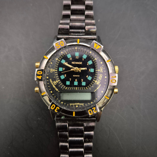 Robuste Newage Herren Uhr – Sportliches Design mit Digitalanzeige