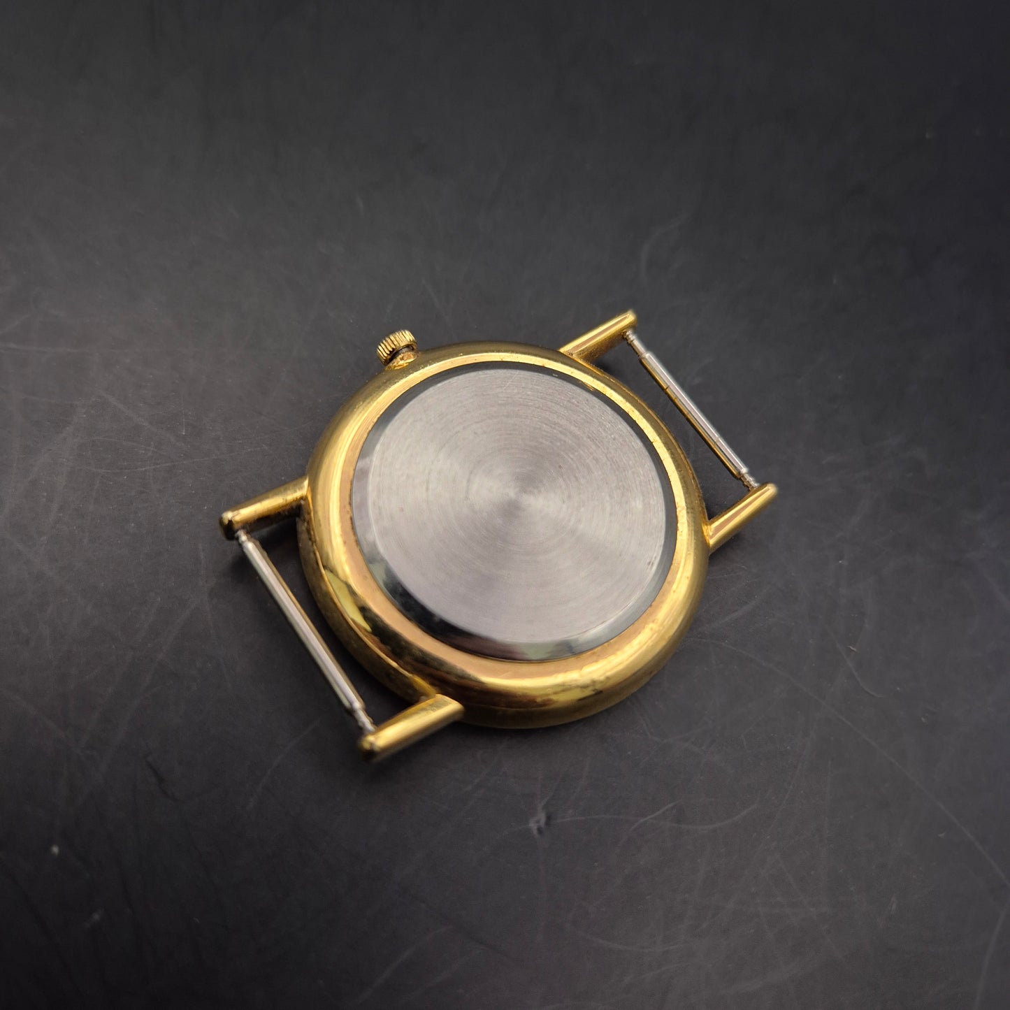 Philip Mercier Herren Uhr – Goldfarbenes Gehäuse mit Blauem Zifferblatt