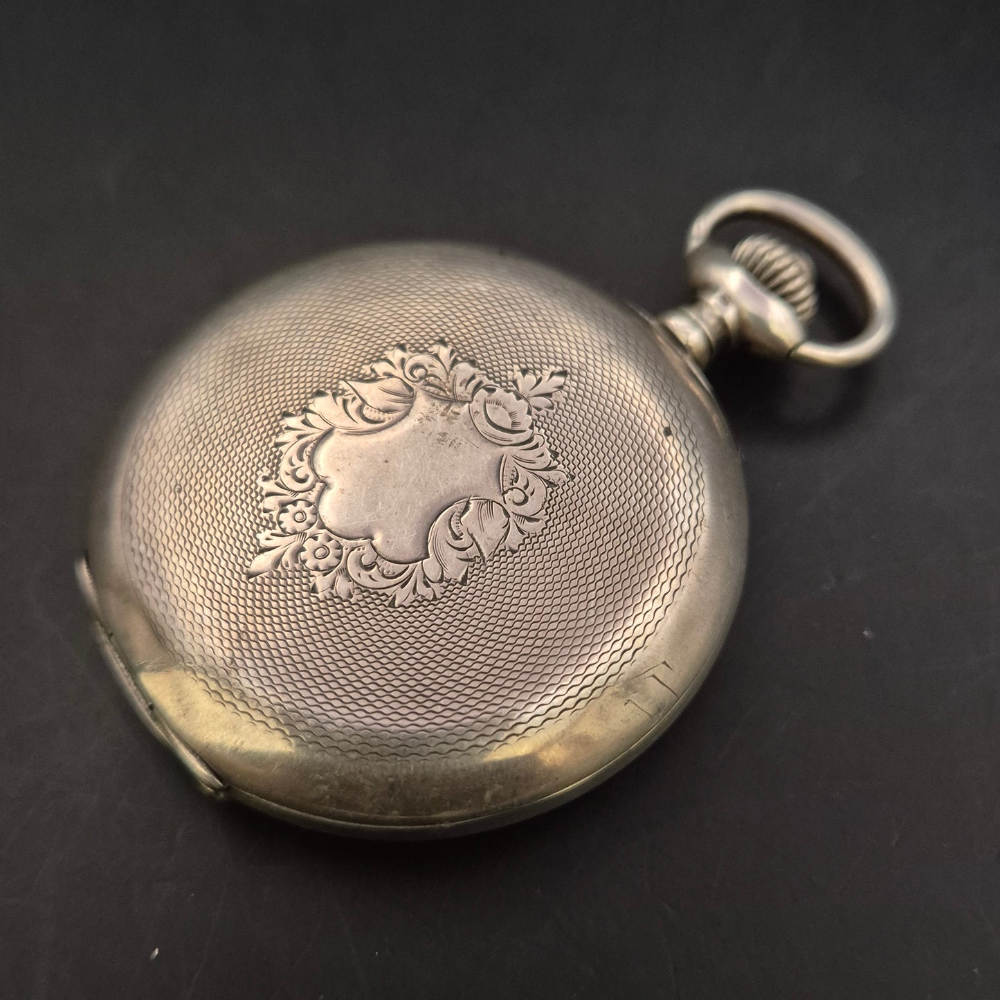 Silberne Chavita Taschenuhr – Handaufzug in 800er Silbergehäuse