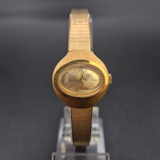 Citizen Damen Uhr – Vergoldeter Retro-Klassiker mit Datumsanzeige