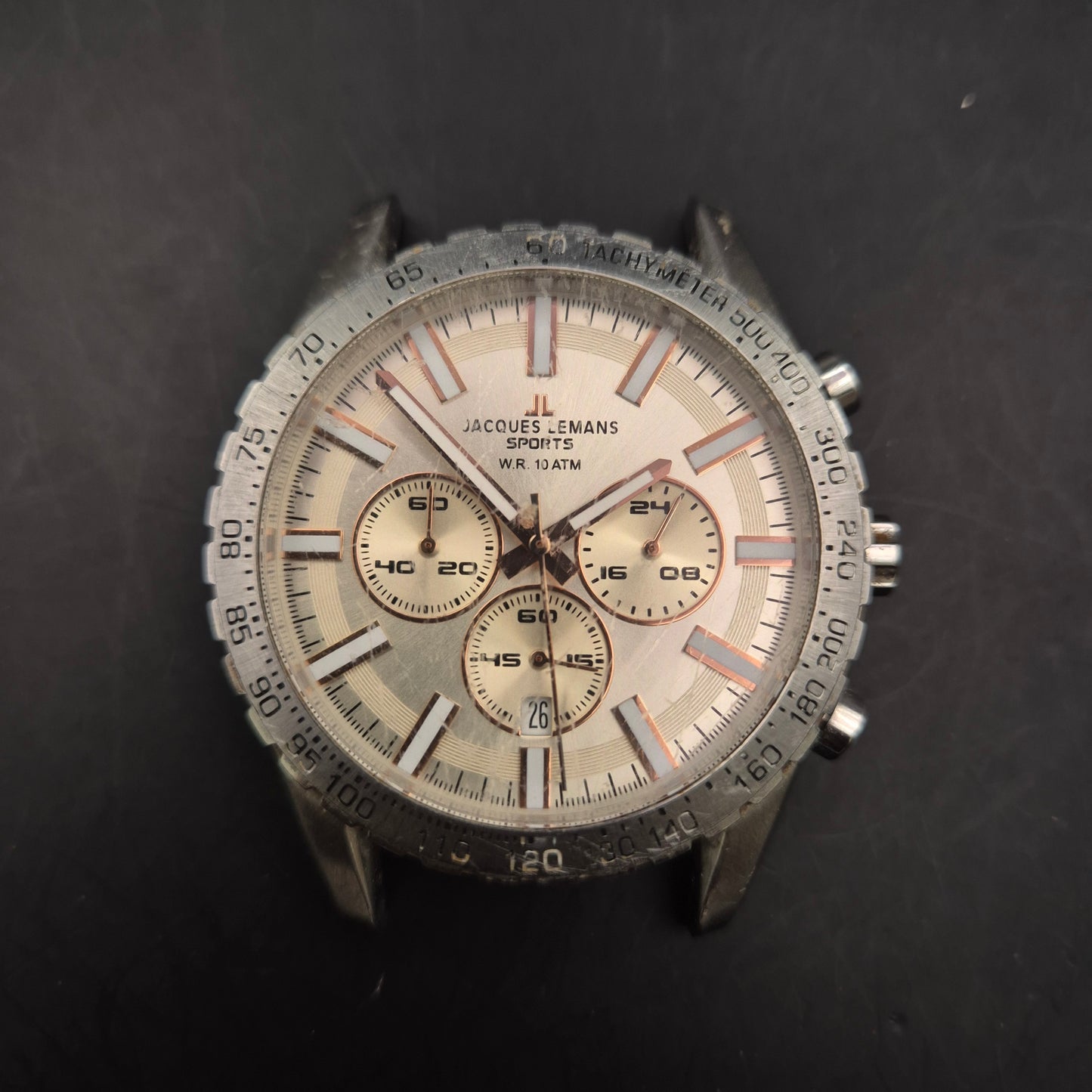 Jacques Lemans Chronograph Herren Uhr – Sportlich & Wasserdicht bis 10 ATM