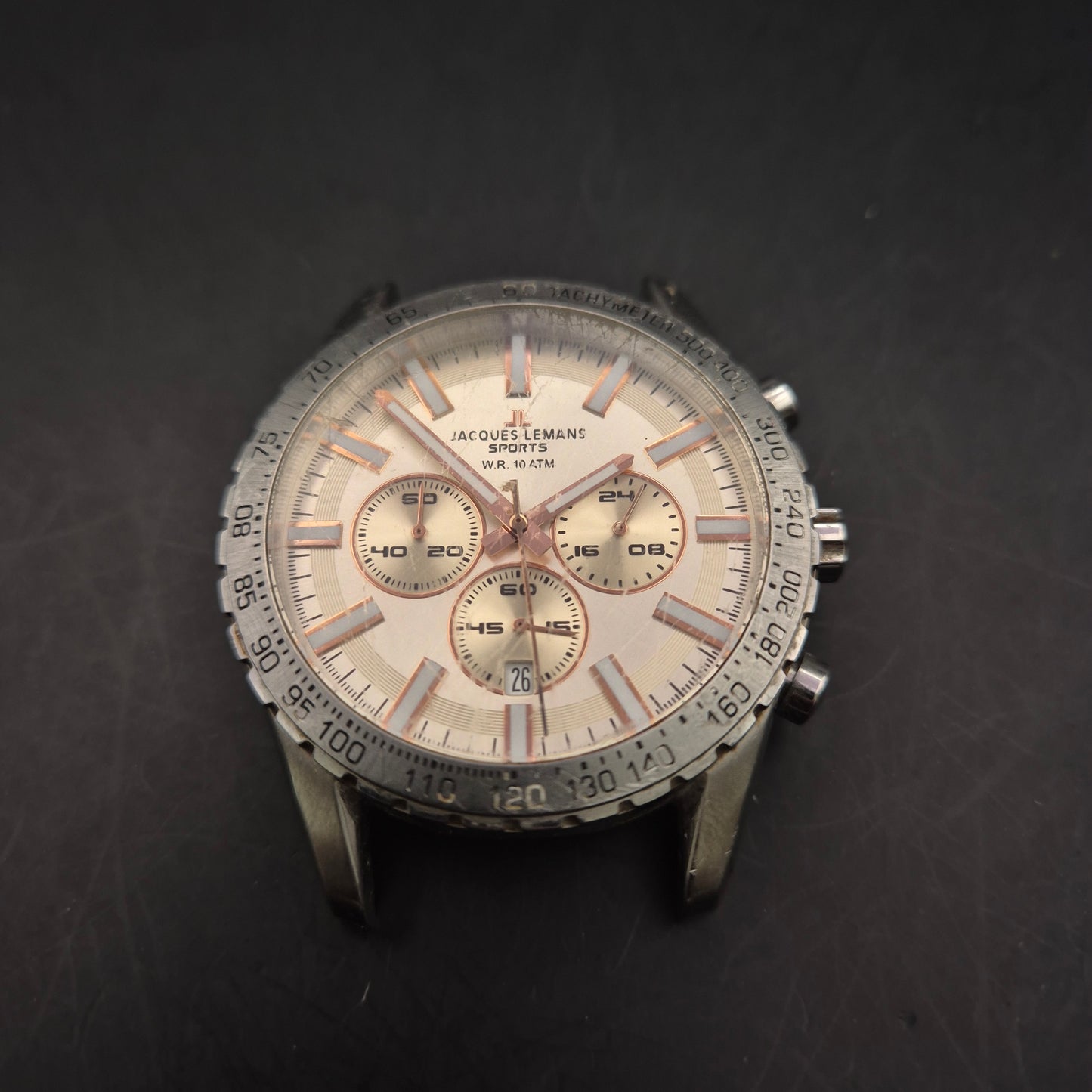 Jacques Lemans Chronograph Herren Uhr – Sportlich & Wasserdicht bis 10 ATM