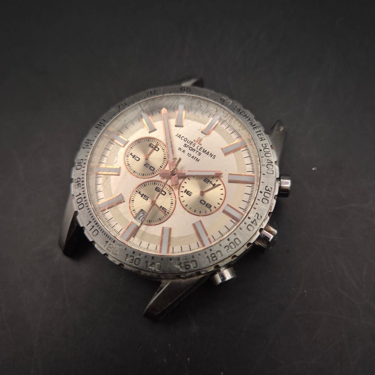 Jacques Lemans Chronograph Herren Uhr – Sportlich & Wasserdicht bis 10 ATM