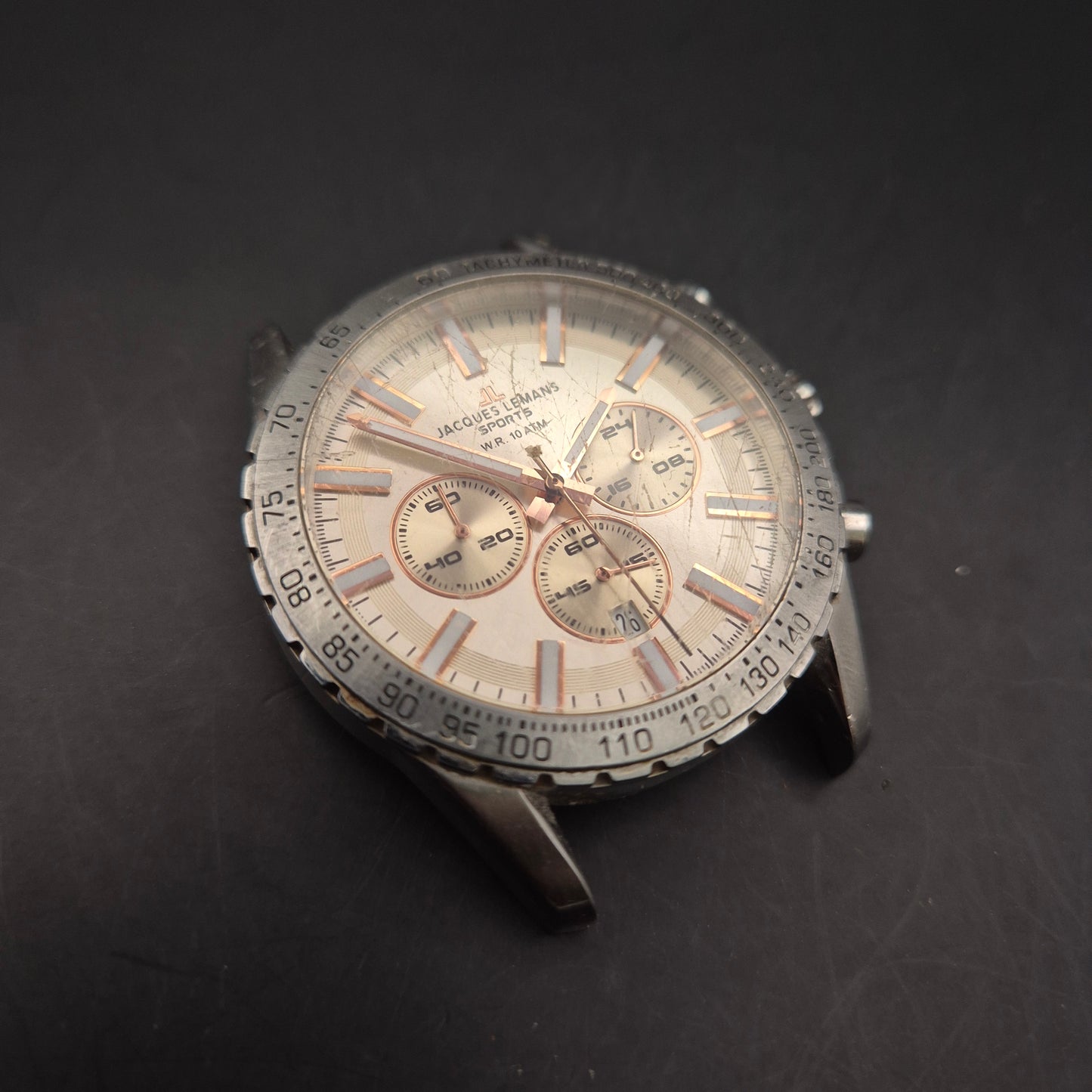 Jacques Lemans Chronograph Herren Uhr – Sportlich & Wasserdicht bis 10 ATM