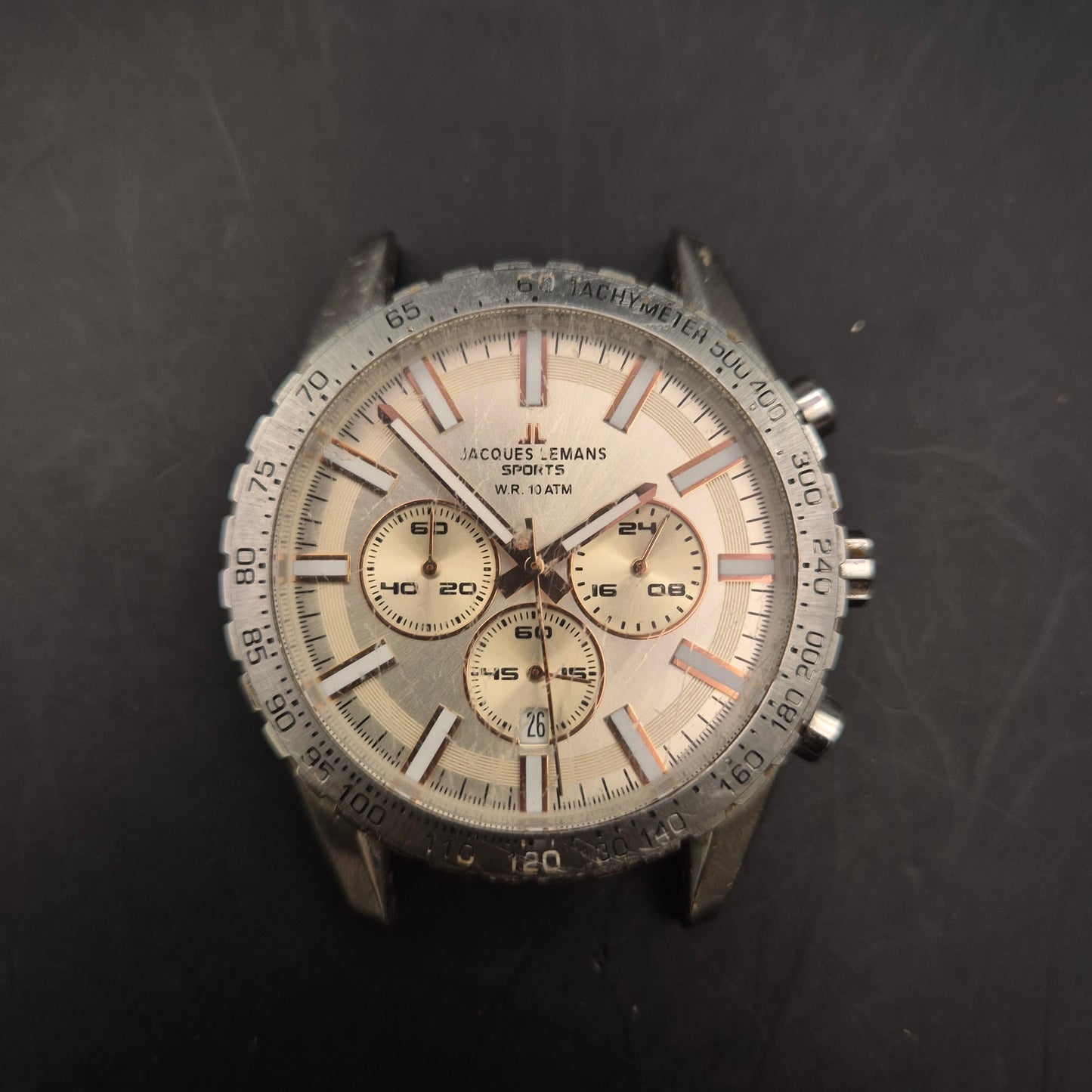 Jacques Lemans Chronograph Herren Uhr – Sportlich & Wasserdicht bis 10 ATM