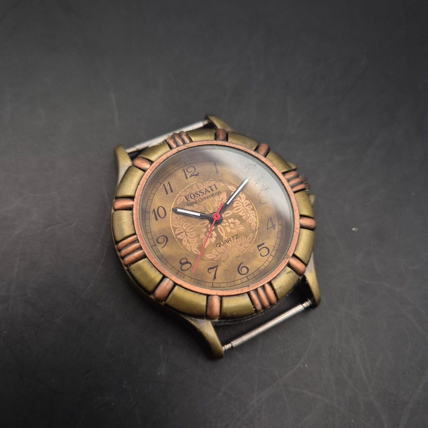 Fossati "New Generation" Herren Uhr – Antik-Look mit floralen Details