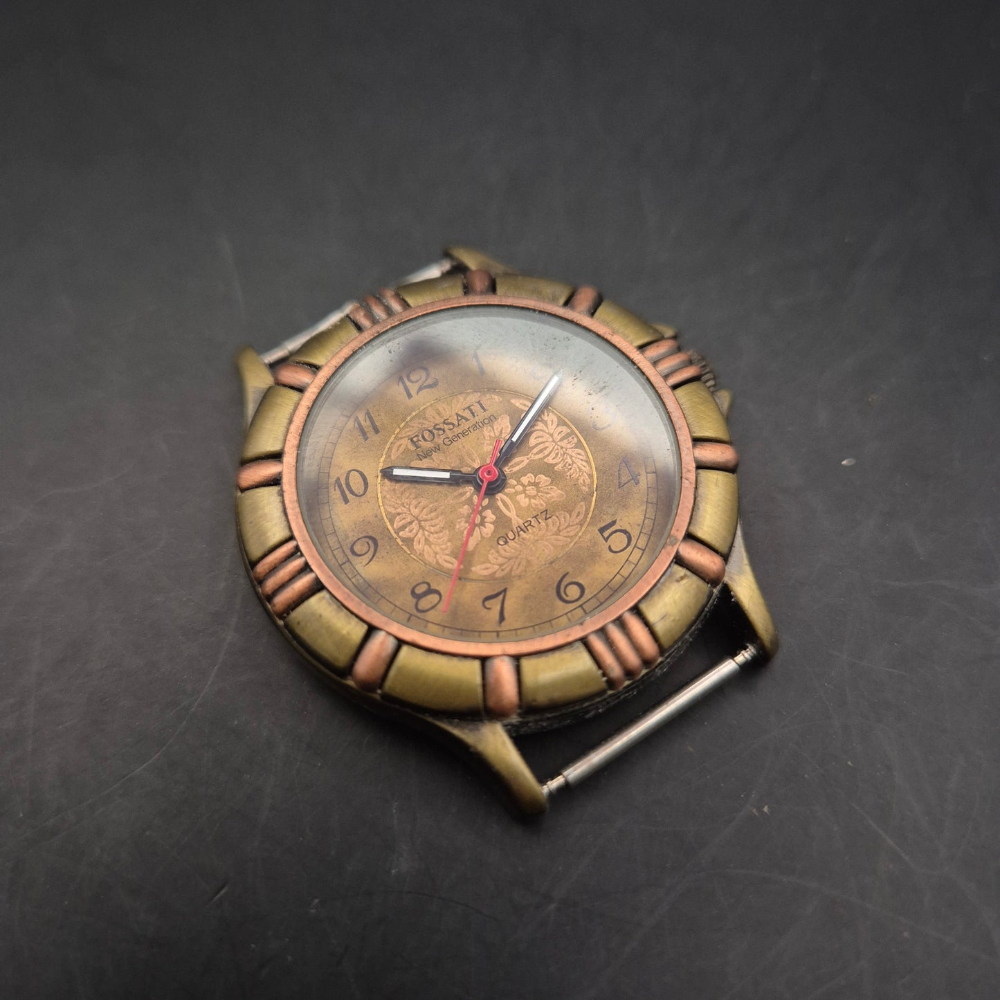 Fossati "New Generation" Herren Uhr – Antik-Look mit floralen Details