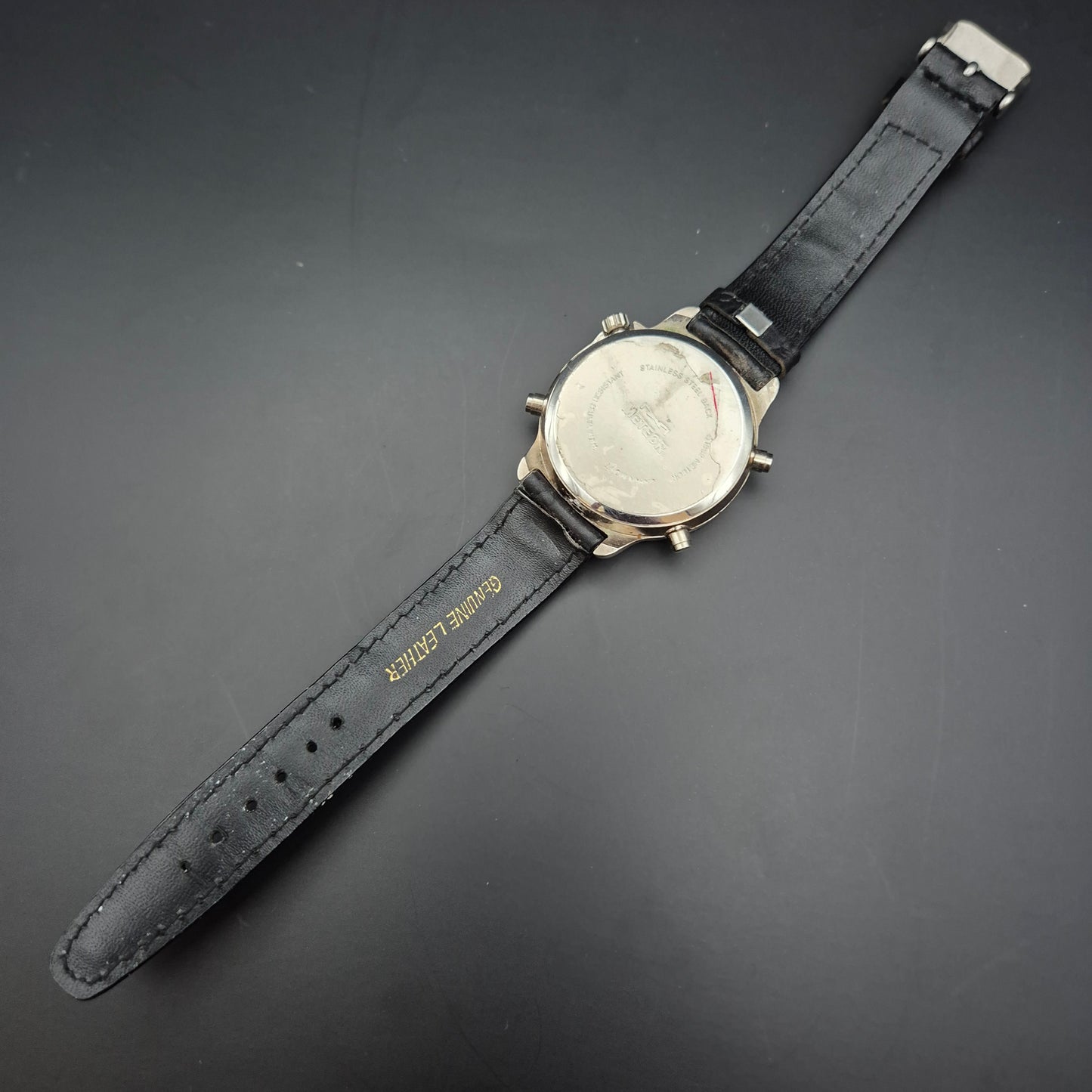 Sportliche Meteor Herren Uhr – Chronograph Look mit Tachymeter