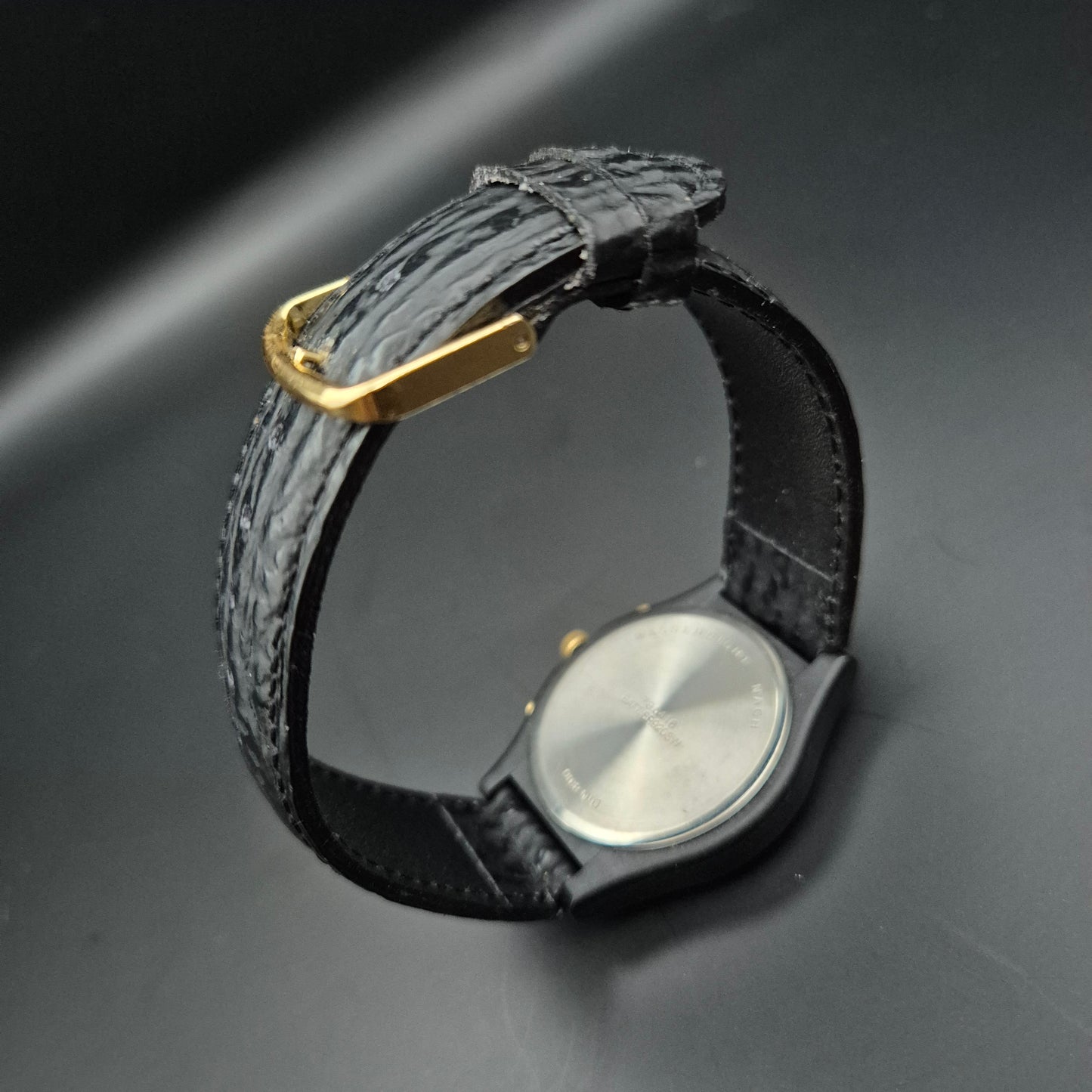 CMI Herren Uhr – Schwarzer Chronograph mit Tachymeter