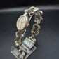 Dugena Damen Uhr – Vintage Handaufzug mit 835er Silberarmband (defekt)