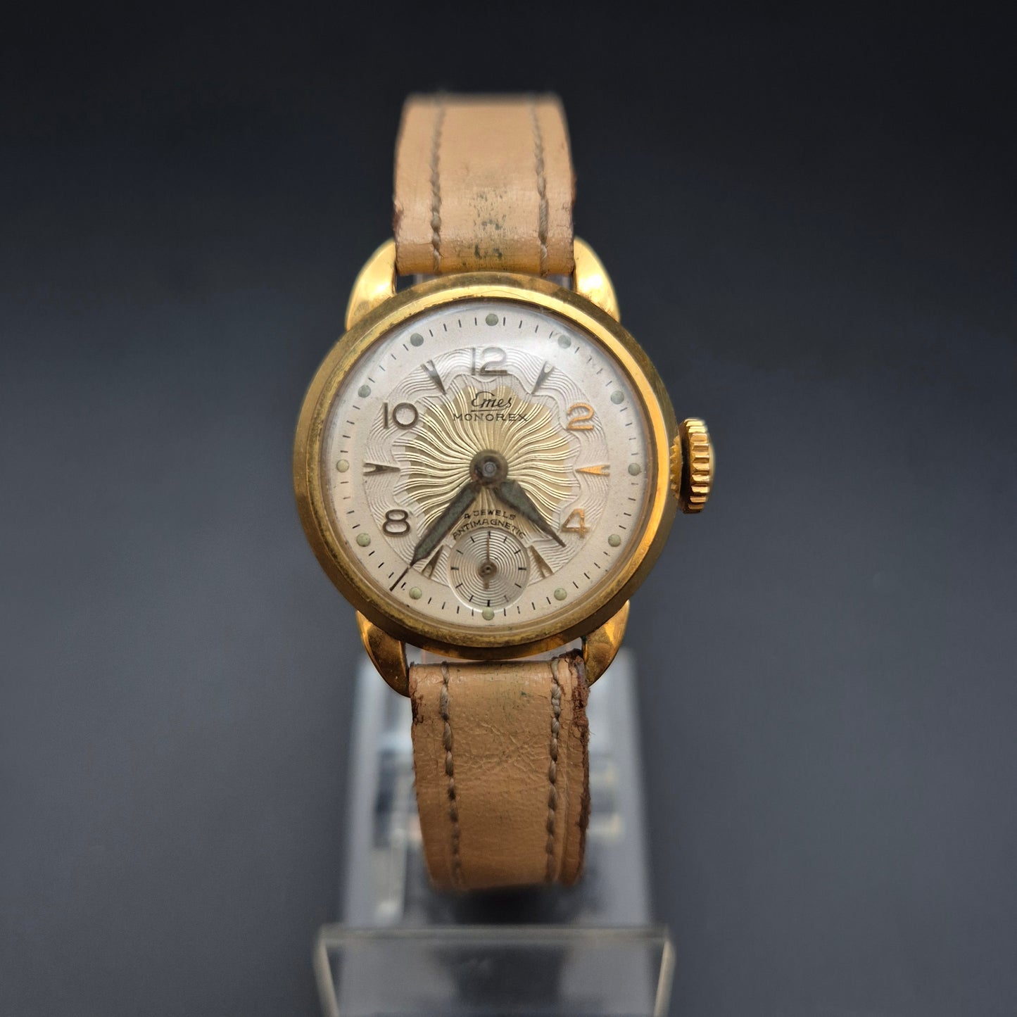 Limes Honorex Damen Uhr – Vintage Handaufzug mit Zierschliff (defekt)