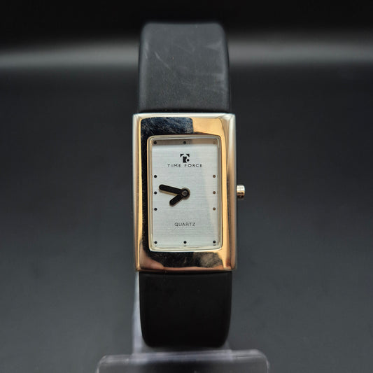 Time Force Unisex Uhr – Rechteckiges Edelstahlgehäuse im Minimal-Design