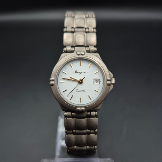 Bergana Damen Uhr Titan – Elegantes Design mit Datumsanzeige