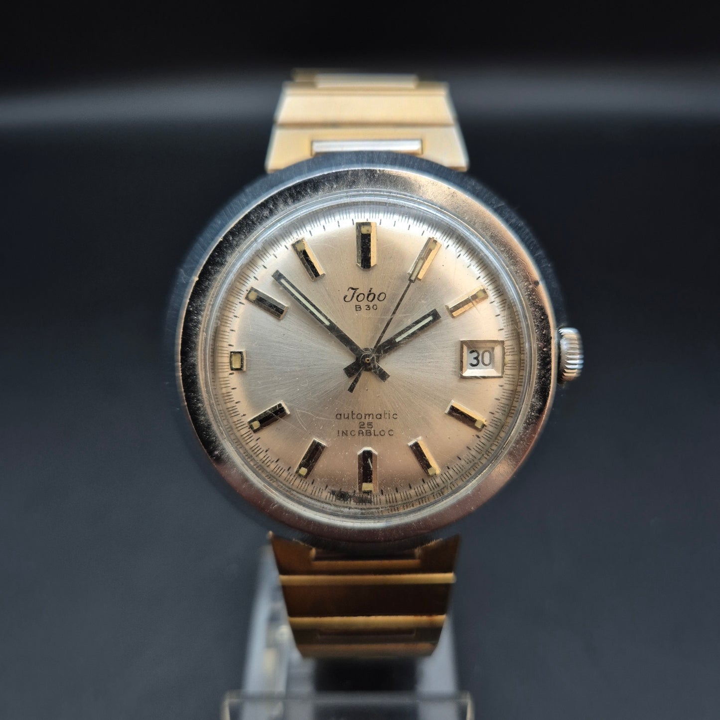 Jobo Herren Uhr Automatic – Vintage Design mit Datumsanzeige