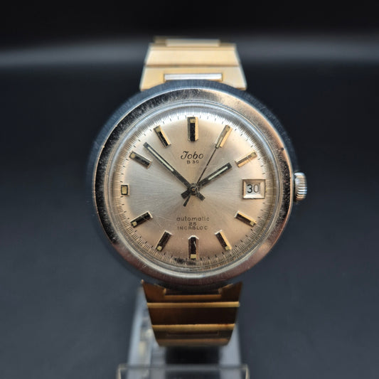 Jobo Herren Uhr Automatic – Vintage Design mit Datumsanzeige