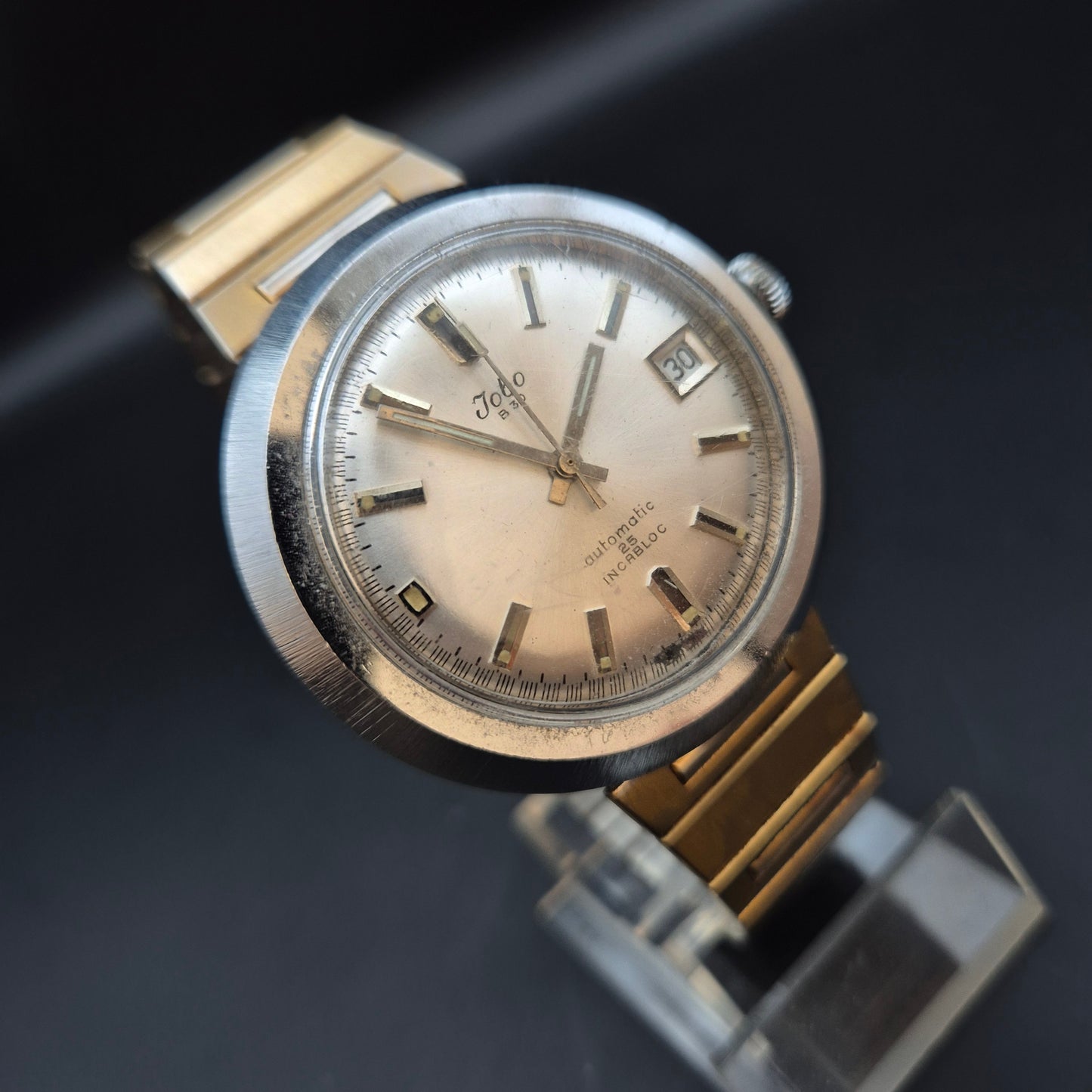 Jobo Herren Uhr Automatic – Vintage Design mit Datumsanzeige