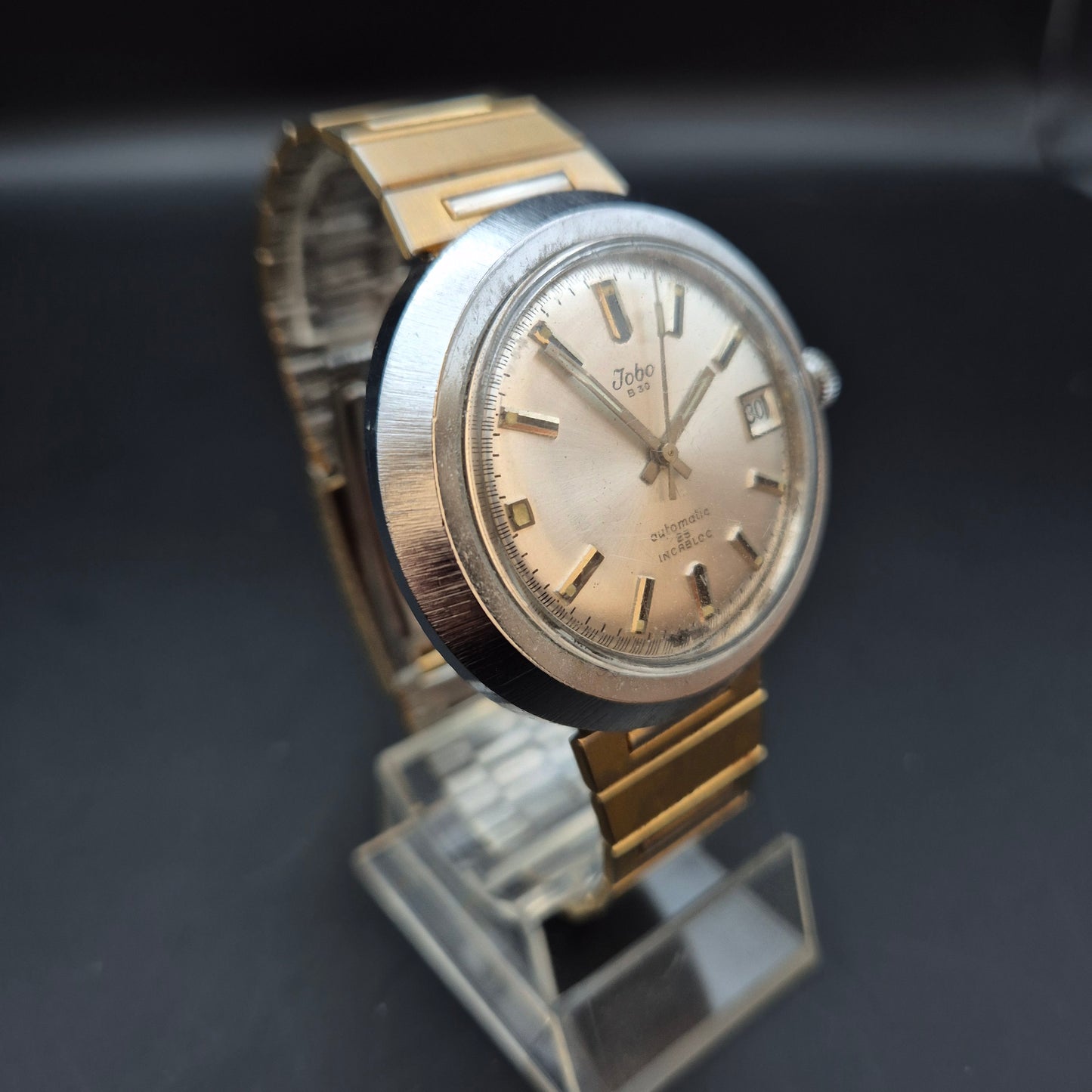 Jobo Herren Uhr Automatic – Vintage Design mit Datumsanzeige