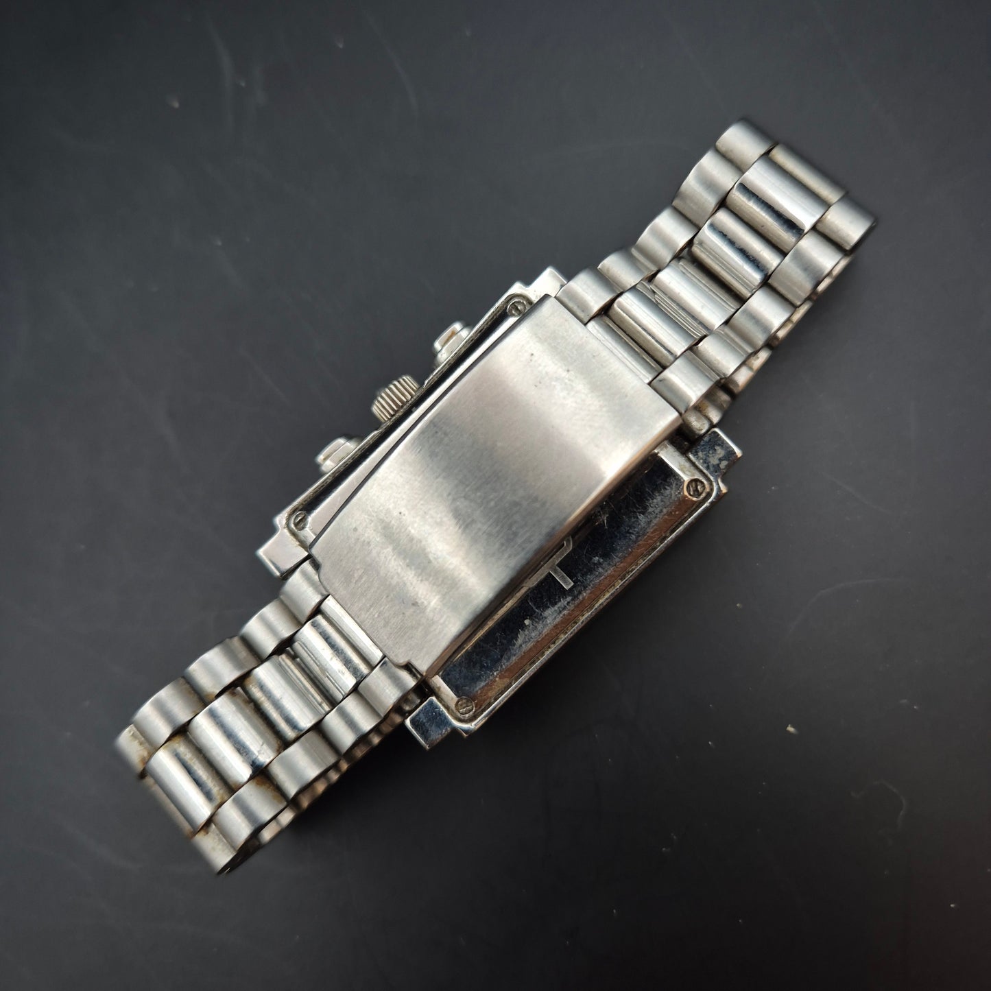 Elegante Festina Unisex Uhr – Rechteckiger Chronograph, Edelstahl