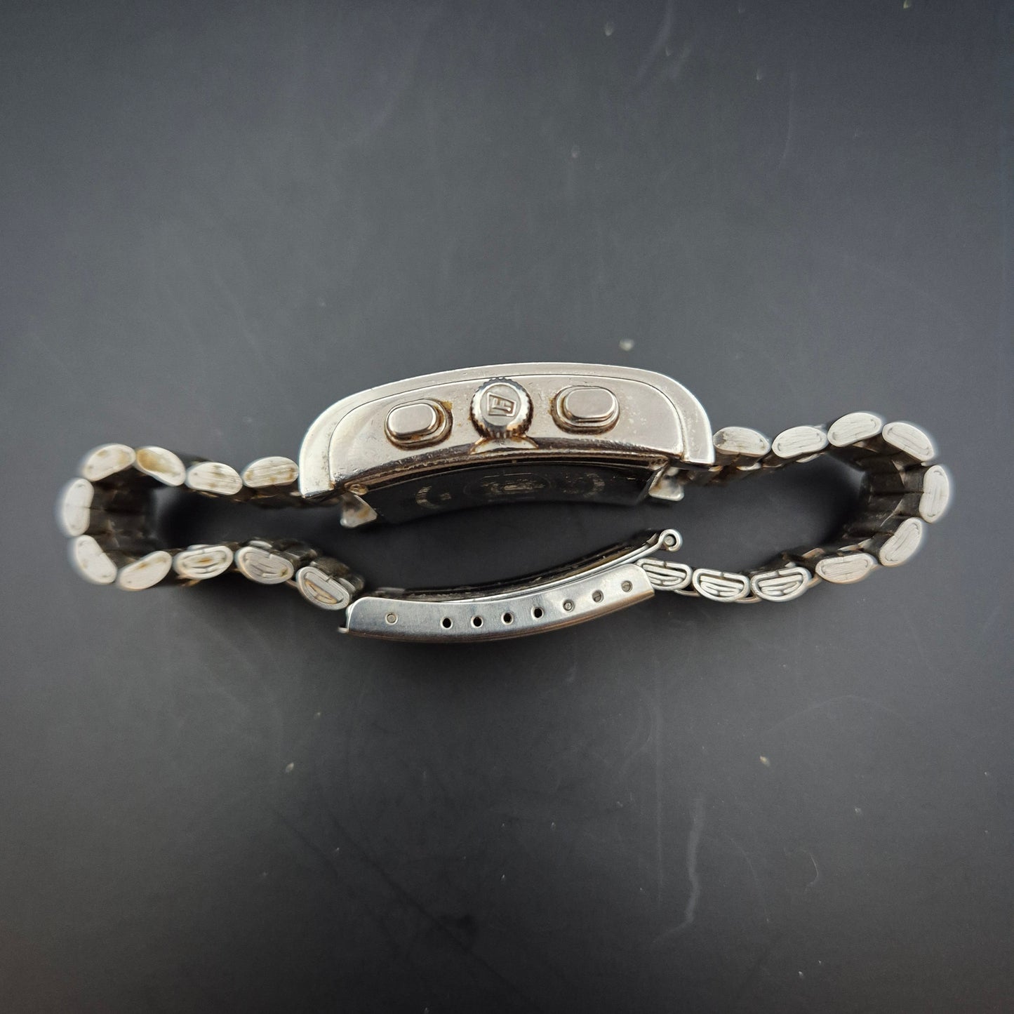Elegante Festina Unisex Uhr – Rechteckiger Chronograph, Edelstahl