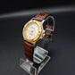 Elegante Indus Unisex Uhr – Bicolor Design mit Kroko-Lederarmband