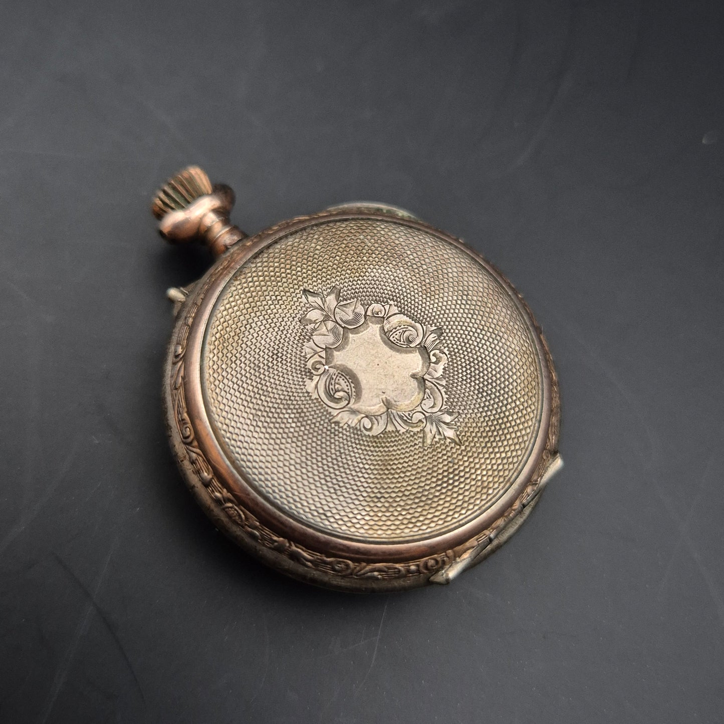 Antike Taschenuhr – Filigranes Zifferblatt, 0.800 Silber