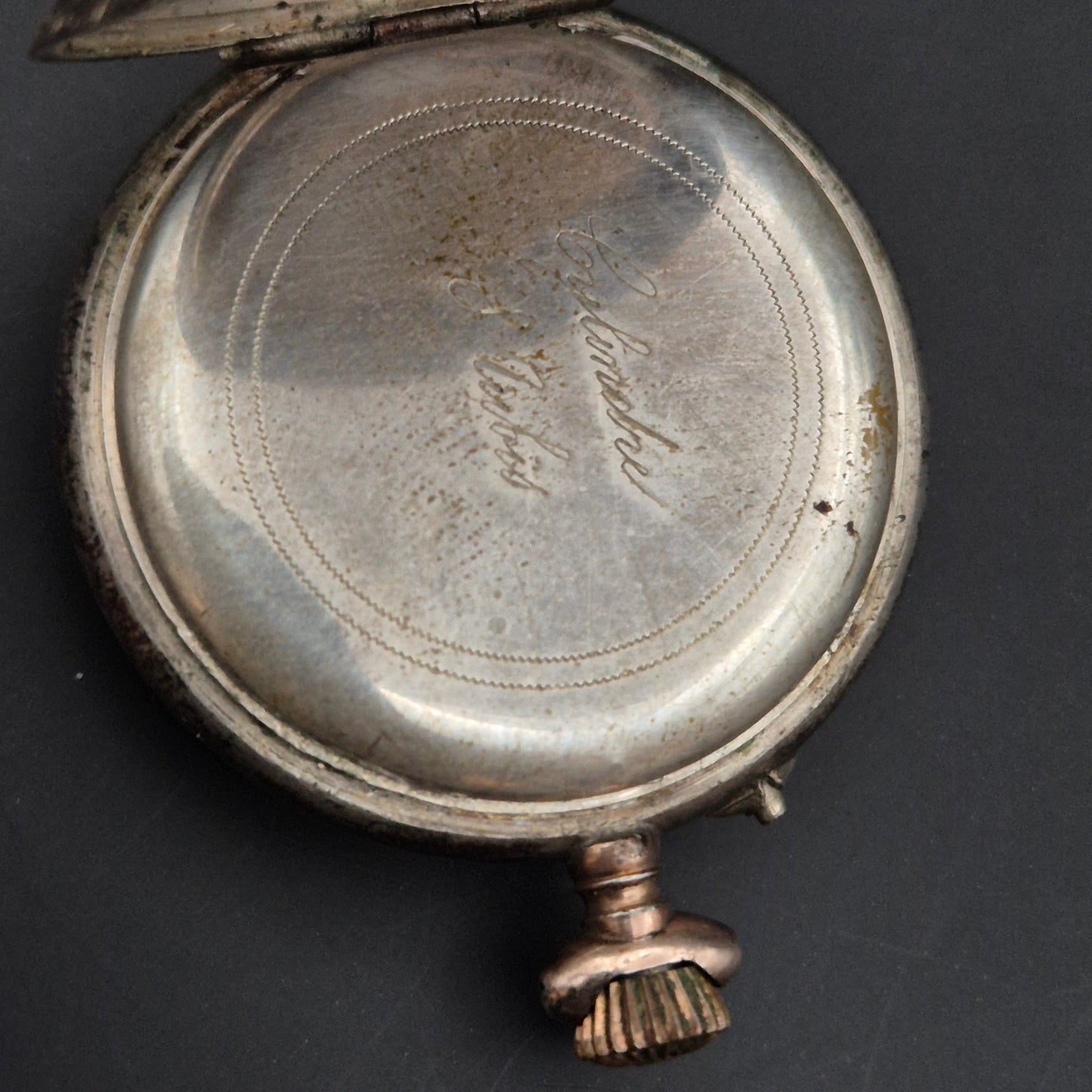 Antike Taschenuhr – Filigranes Zifferblatt, 0.800 Silber