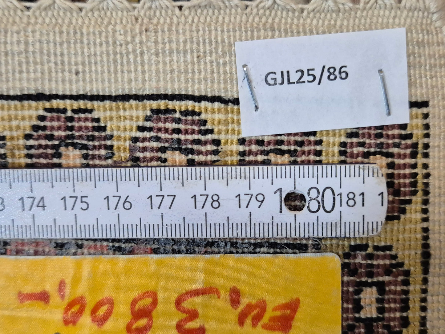 Kashmir Teppich Seide Medaillon feine Knüpfung