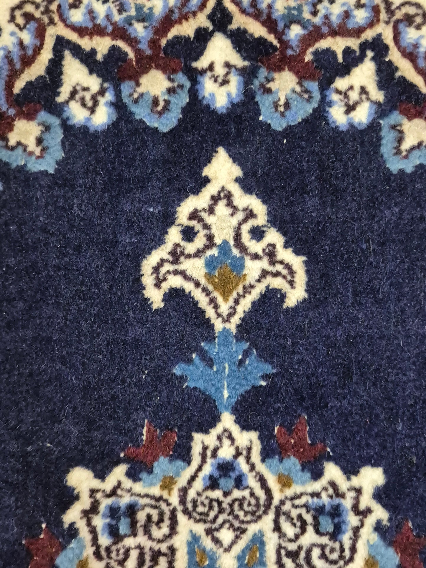 Nain Teppich Wolle mit Seide Medaillon klassische Knüpfung