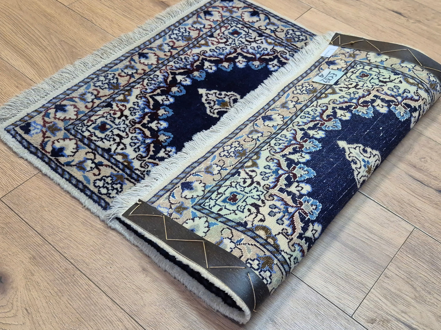 Nain Teppich Wolle mit Seide Medaillon klassische Knüpfung