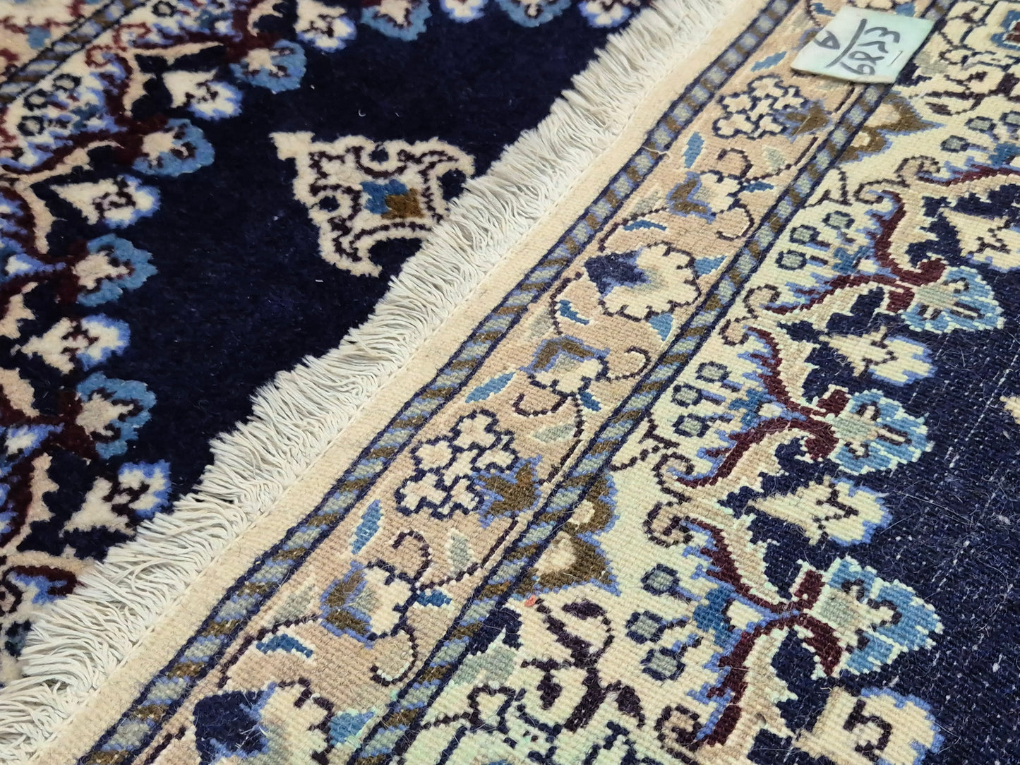 Nain Teppich Wolle mit Seide Medaillon klassische Knüpfung