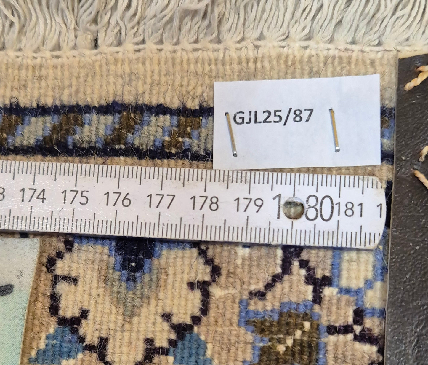 Nain Teppich Wolle mit Seide Medaillon klassische Knüpfung